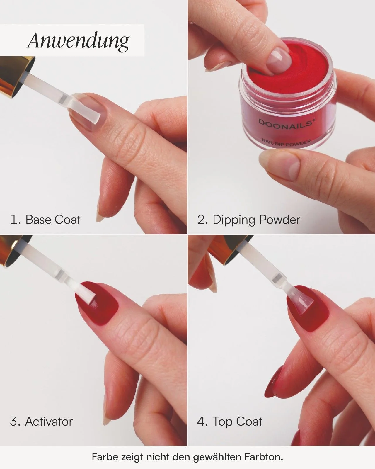 Rose Red Dipping Powder - Image 5