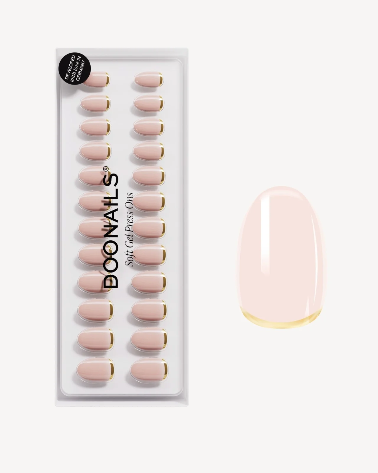 Popcorn Short Round Soft Gel Press Ons