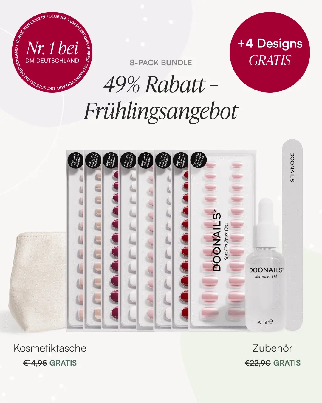 Frühlings Starter Set - Soft Gel Press Ons - Image 27