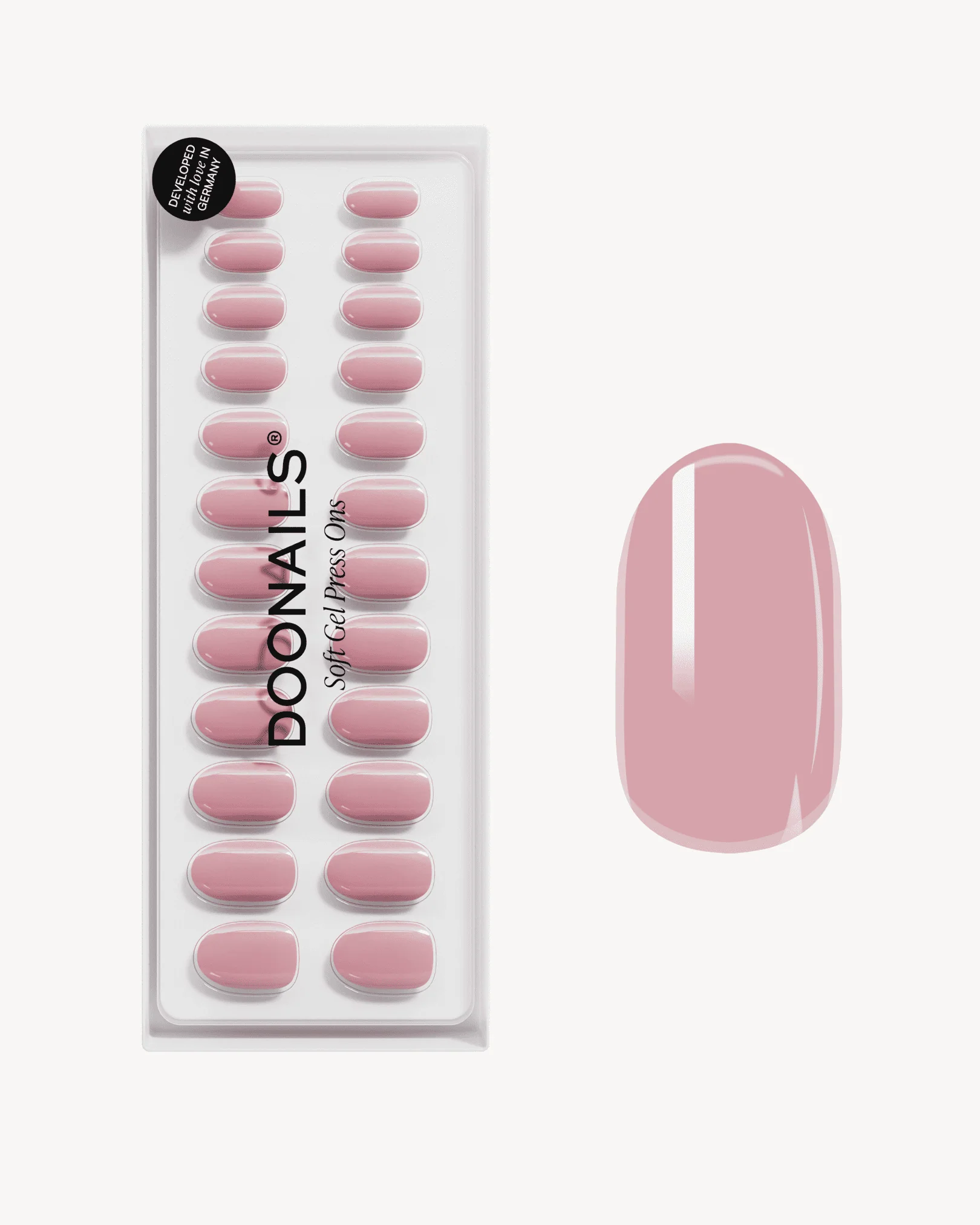 Valentine Crush Medium Round Soft Gel Press Ons