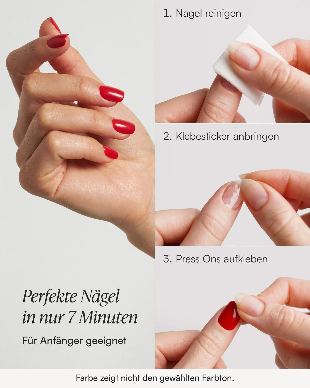 Dark Dream Short Square Soft Gel Press Ons - Image 8